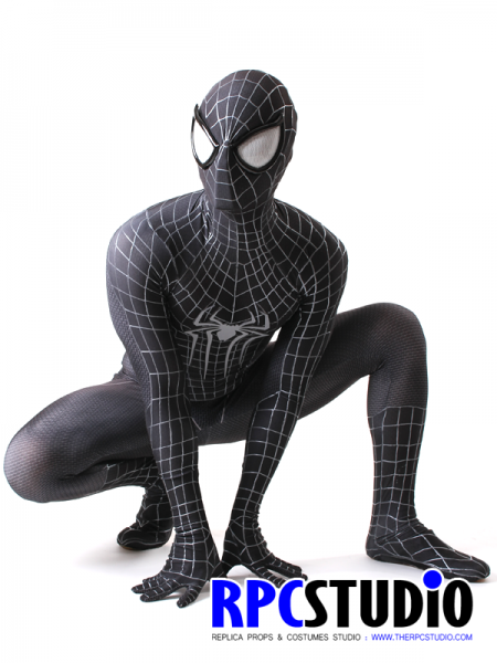 Spiderman black webbing puffy painting.MOV 